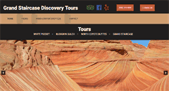 Desktop Screenshot of grandstaircasediscoverytours.com
