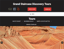 Tablet Screenshot of grandstaircasediscoverytours.com